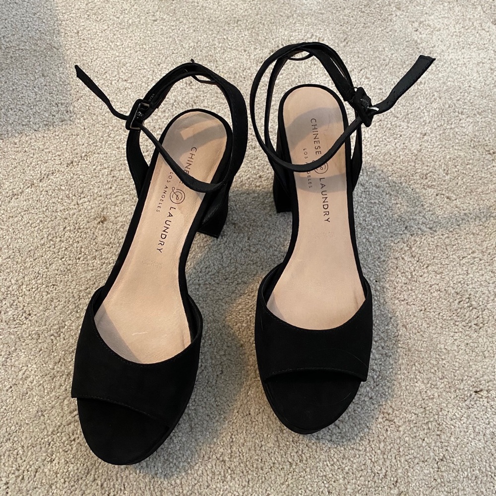 Chinese Laundry chunky heels